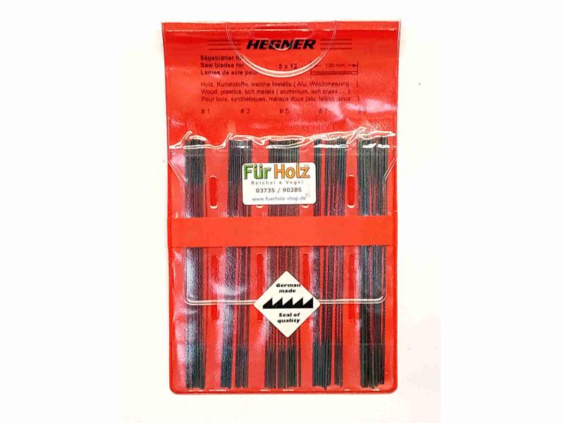 HEGNER Laubsägeblätter Sortiment 60 Stück